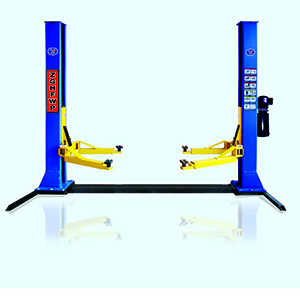 WND3500單缸內滑道帶底架板鏈式液壓雙柱舉升機